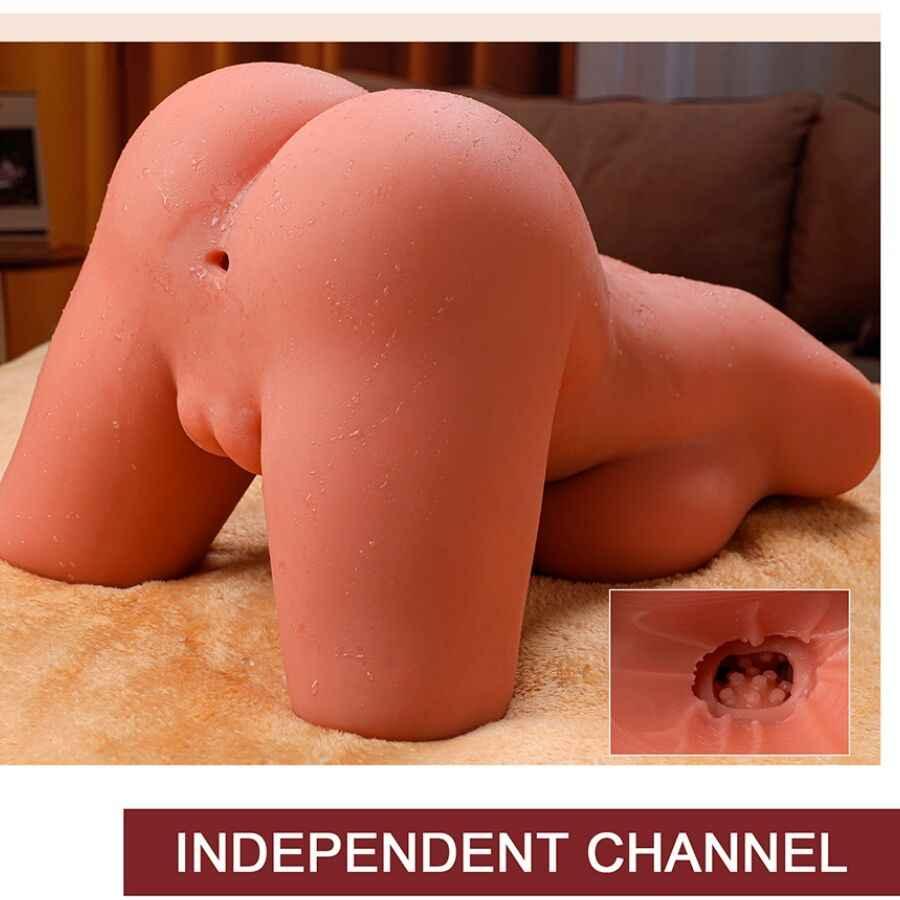 XISE - MIAH LADY BOY WEIBLICHER TORSO MIT DILDO MIT VIBRATION UND STOSS 55 CM - Vanelion Paradise