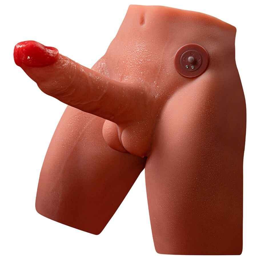 XISE - JASON REALISTISCHER DILDO-MASTURBATOR MIT STOSS UND VIBRATION 17 CM - Vanelion Paradise