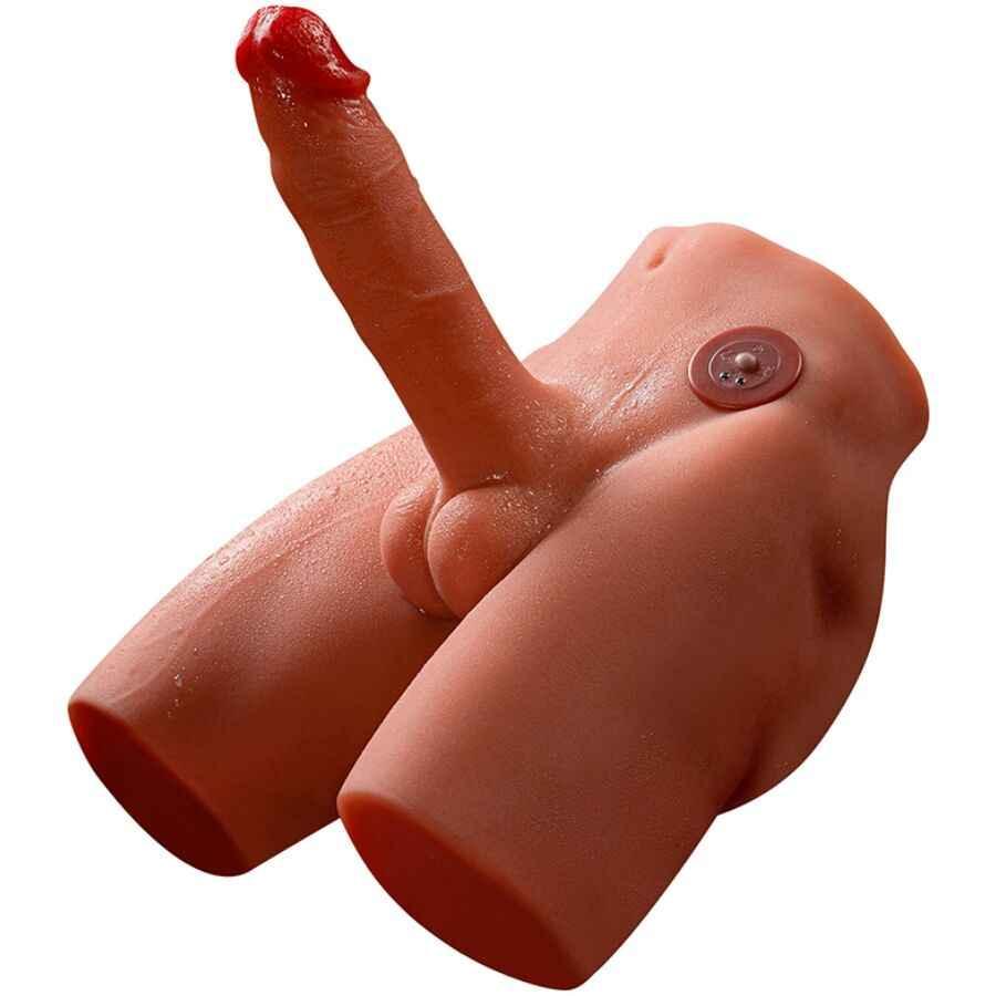 XISE - JASON REALISTISCHER DILDO-MASTURBATOR MIT STOSS UND VIBRATION 17 CM - Vanelion Paradise