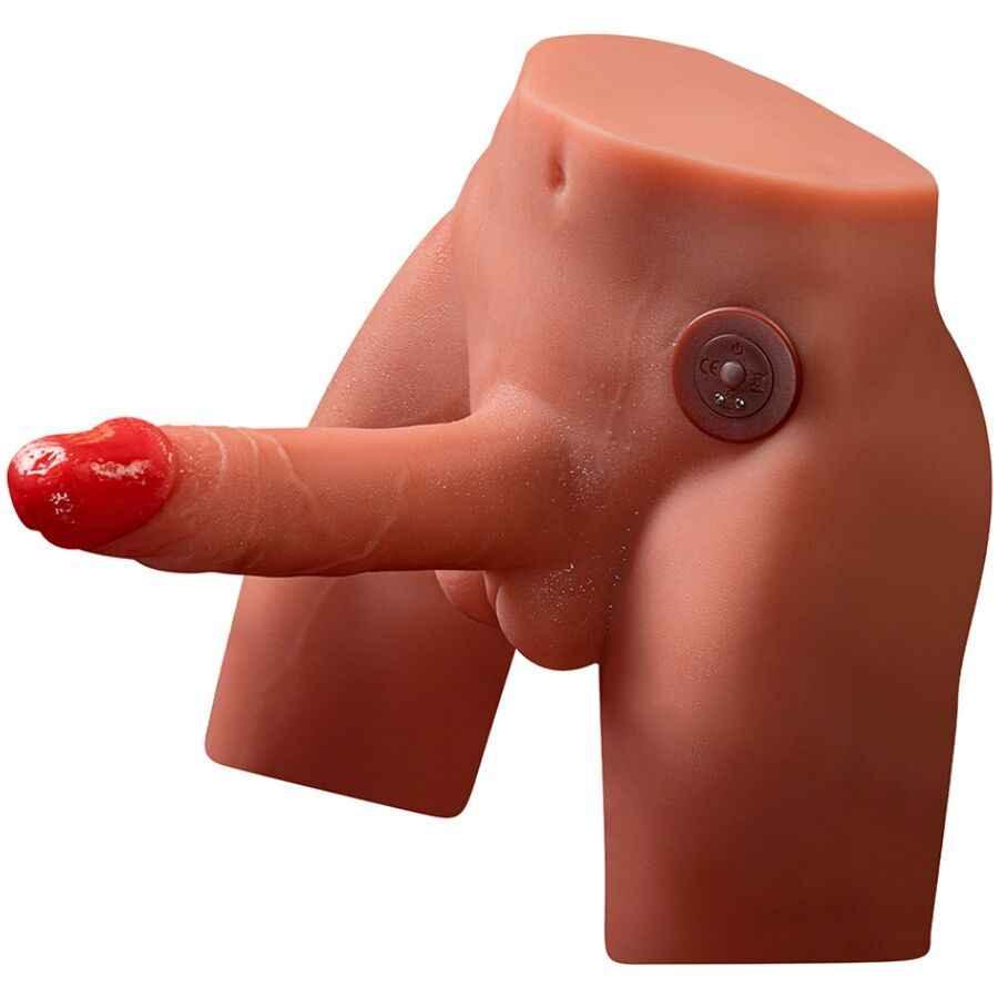 XISE - JASON REALISTISCHER DILDO-MASTURBATOR MIT STOSS UND VIBRATION 17 CM - Vanelion Paradise