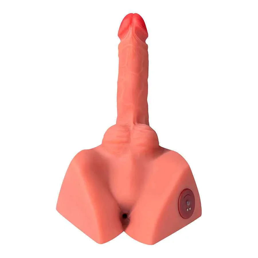 XISE - MICHAEL REALISTISCHER DILDO UND ANUS-MASTURBATOR MIT STOSSFUNKTION 15 CM - Vanelion Paradise