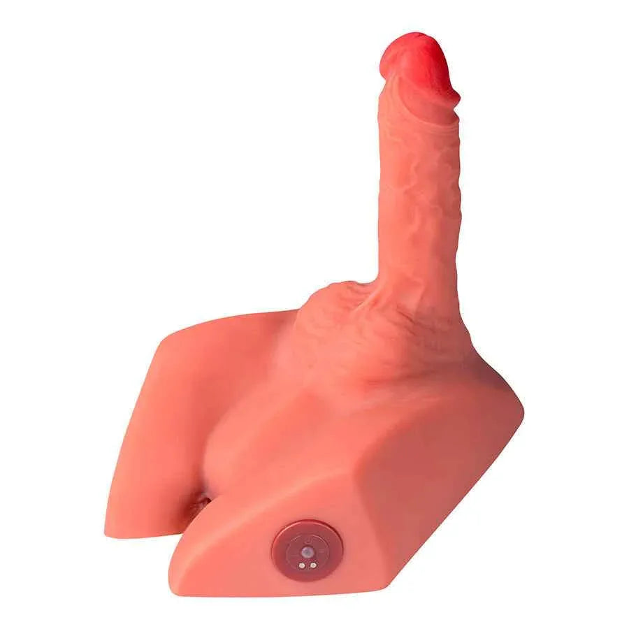 XISE - MICHAEL REALISTISCHER DILDO UND ANUS-MASTURBATOR MIT STOSSFUNKTION 15 CM - Vanelion Paradise