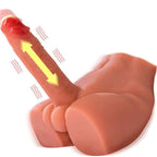 XISE - PEEL DILDO ASS REALISTISCHER DILDO-MASTURBATOR VORDERE POSITION MIT STOSSDÄMPFUNG 17,5 CM - Vanelion Paradise