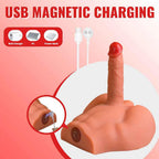 XISE - PEEL DILDO ASS REALISTISCHER DILDO-MASTURBATOR VORDERE POSITION MIT STOSSDÄMPFUNG 17,5 CM - Vanelion Paradise
