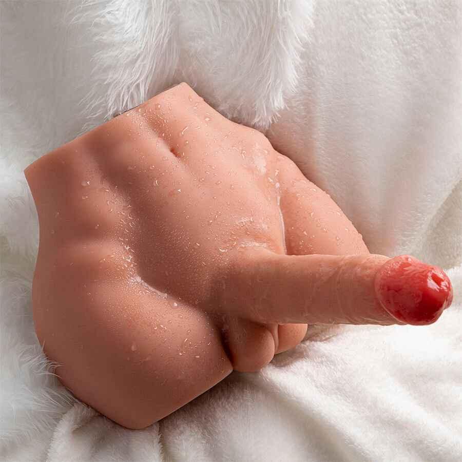 XISE - PEEL DILDO ASS REALISTISCHER DILDO-MASTURBATOR VORDERE POSITION MIT STOSSDÄMPFUNG 17,5 CM - Vanelion Paradise