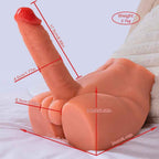 XISE - PEEL DILDO ASS REALISTISCHER DILDO-MASTURBATOR VORDERE POSITION MIT STOSSDÄMPFUNG 17,5 CM - Vanelion Paradise