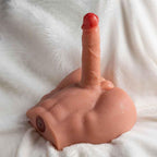 XISE - PEEL DILDO ASS REALISTISCHER DILDO-MASTURBATOR VORDERE POSITION MIT STOSSDÄMPFUNG 17,5 CM - Vanelion Paradise