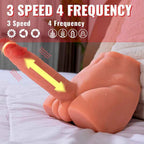 XISE - PEEL DILDO ASS REALISTISCHER DILDO-MASTURBATOR VORDERE POSITION MIT STOSSDÄMPFUNG 17,5 CM - Vanelion Paradise