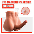 XISE - BERTLETT DILDO ASS REALISTISCHER DILDO UND ANUS-MASTURBATOR VORDERE POSITION MIT STOSS 18 CM - Vanelion Paradise