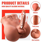XISE - BERTLETT DILDO ASS REALISTISCHER DILDO UND ANUS-MASTURBATOR VORDERE POSITION MIT STOSS 18 CM - Vanelion Paradise