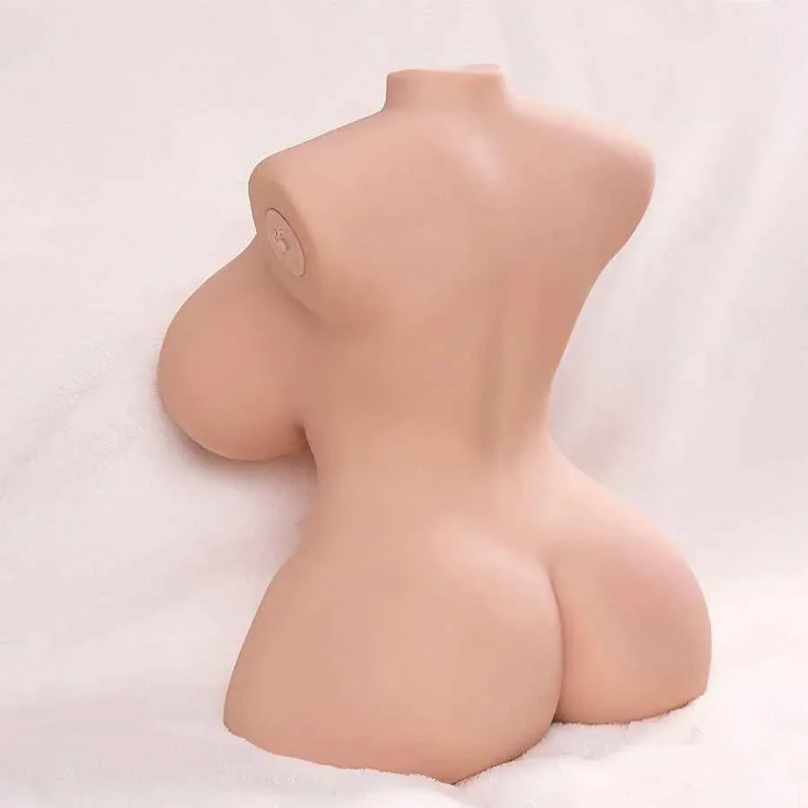 XISE - KLEINER STOSSENDER REALISTISCHER TORSO MIT WEIBLICHER VIBRATION 40 CM - Vanelion Paradise