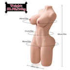 XISE - ERICA STOSSENDER REALISTISCHER TORSO MIT WEIBLICHER VIBRATION 84 CM - Vanelion Paradise