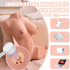 XISE - DANIA THRUSTING REALISTISCHER VIBRIERENDER WEIBLICHER TORSO 52 CM - Vanelion Paradise