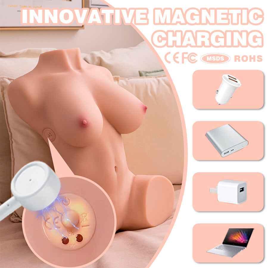 XISE - DANIA THRUSTING REALISTISCHER VIBRIERENDER WEIBLICHER TORSO 52 CM - Vanelion Paradise