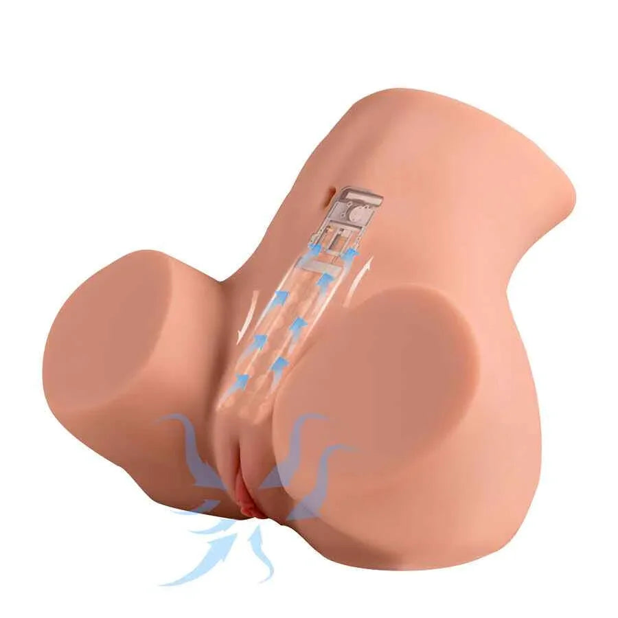 XISE - DANAE STOSSENDER REALISTISCHER VAGINA-MASTUBADOR MIT VIBRATION IN MEHREREN POSITIONEN - Vanelion Paradise