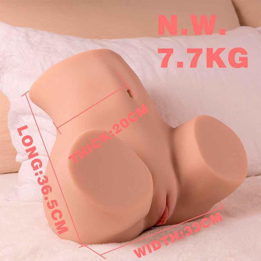 XISE - DANAE STOSSENDER REALISTISCHER VAGINA-MASTUBADOR MIT VIBRATION IN MEHREREN POSITIONEN - Vanelion Paradise