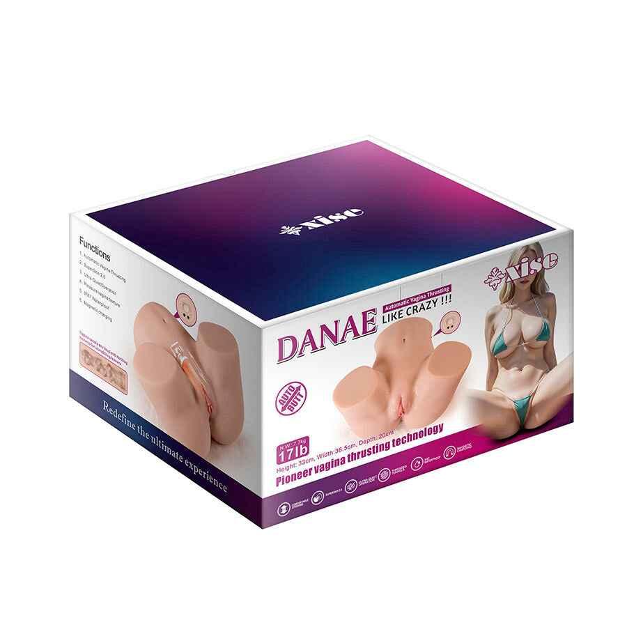 XISE - DANAE STOSSENDER REALISTISCHER VAGINA-MASTUBADOR MIT VIBRATION IN MEHREREN POSITIONEN - Vanelion Paradise