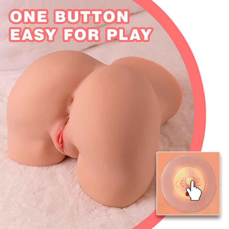 XISE - DANAE STOSSENDER REALISTISCHER VAGINA-MASTUBADOR MIT VIBRATION IN MEHREREN POSITIONEN - Vanelion Paradise