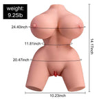 XISE - FRIEDA REALISTISCHER WEIBLICHER TORSO MIT VIBRATION 36 CM - Vanelion Paradise