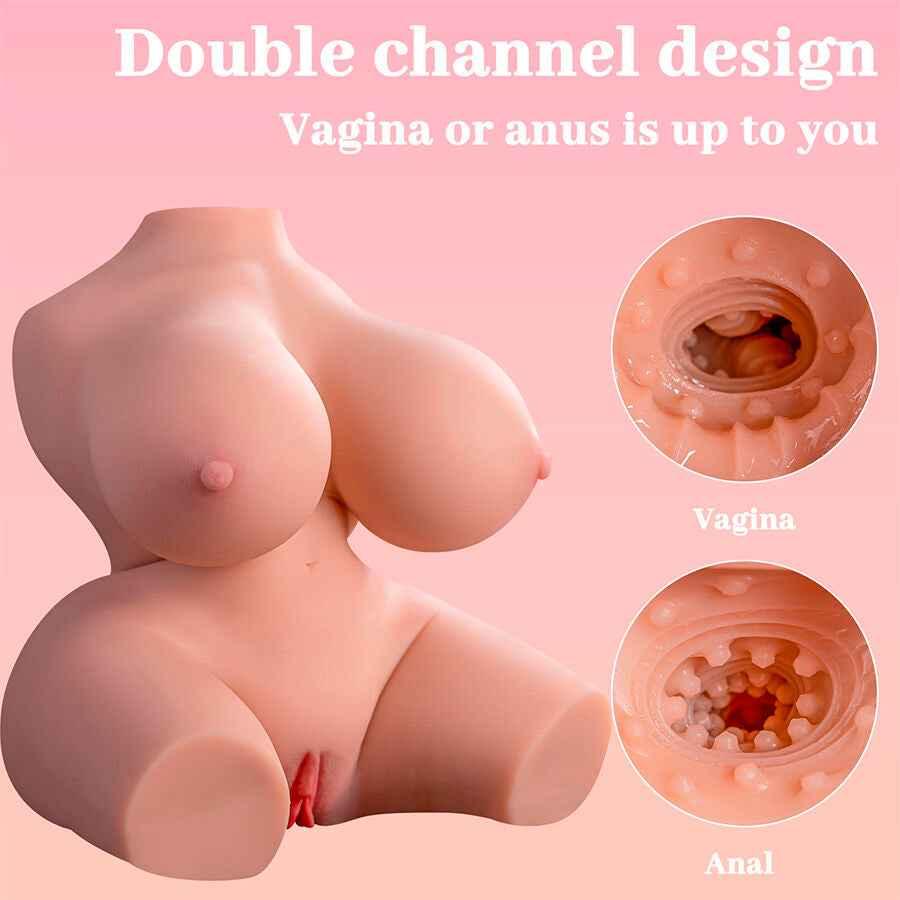 XISE - FRIEDA REALISTISCHER WEIBLICHER TORSO MIT VIBRATION 36 CM - Vanelion Paradise