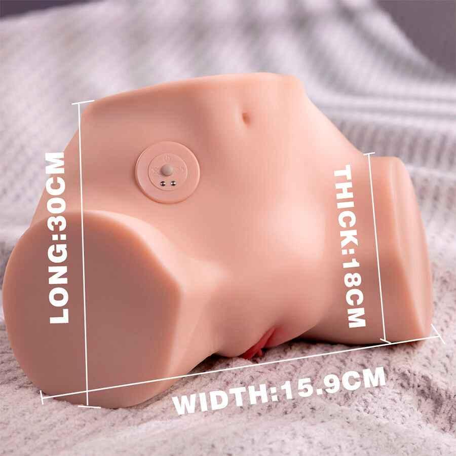 XISE - FENNIE SHAKING REALISTISCHER MULTIPOSITIONS-MASTURBATOR FÜR VAGINA UND ANUS MIT VIBRATION - Vanelion Paradise