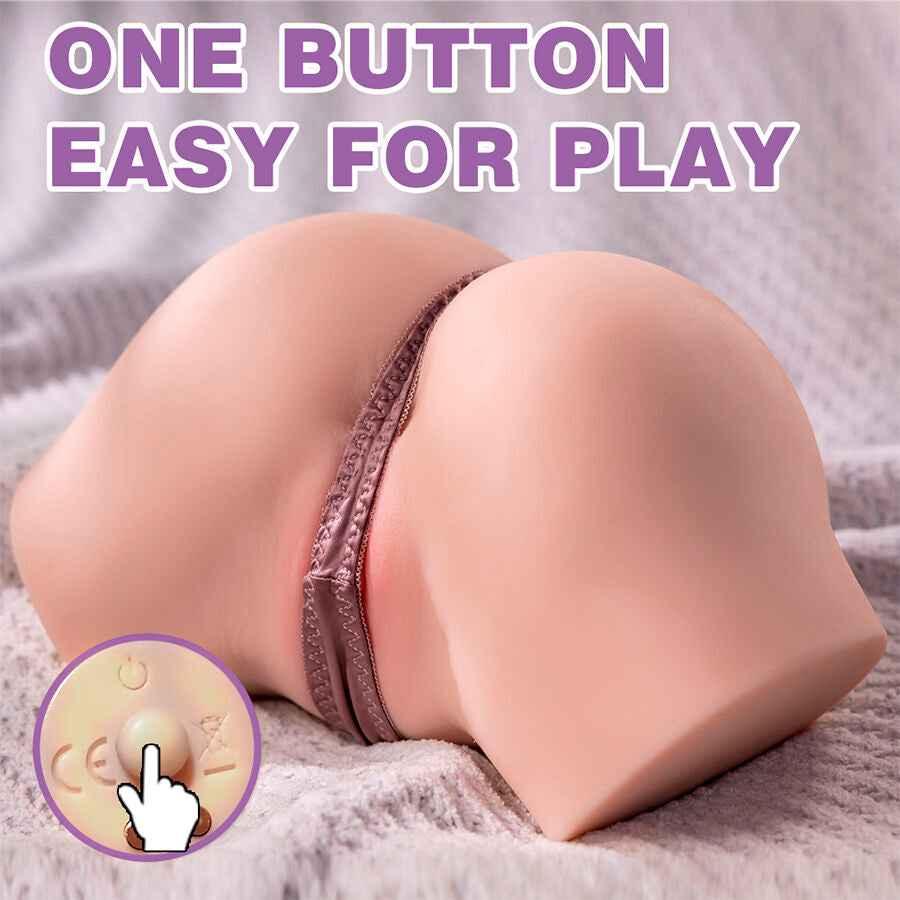 XISE - FENNIE SHAKING REALISTISCHER MULTIPOSITIONS-MASTURBATOR FÜR VAGINA UND ANUS MIT VIBRATION - Vanelion Paradise