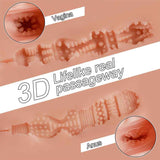 XISE - TRACY VIBRIERENDER REALISTISCHER MULTIPOSITIONS-MASTURBATOR FÜR VAGINA UND ANUS - Vanelion Paradise