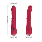 ARMONY - THERMO-EINSTELLBARER PUNKT-A-STIMULATOR-VIBRATOR-DILDO ROT