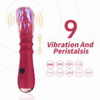 ARMONY - THERMO-EINSTELLBARER PUNKT-A-STIMULATOR-VIBRATOR-DILDO ROT