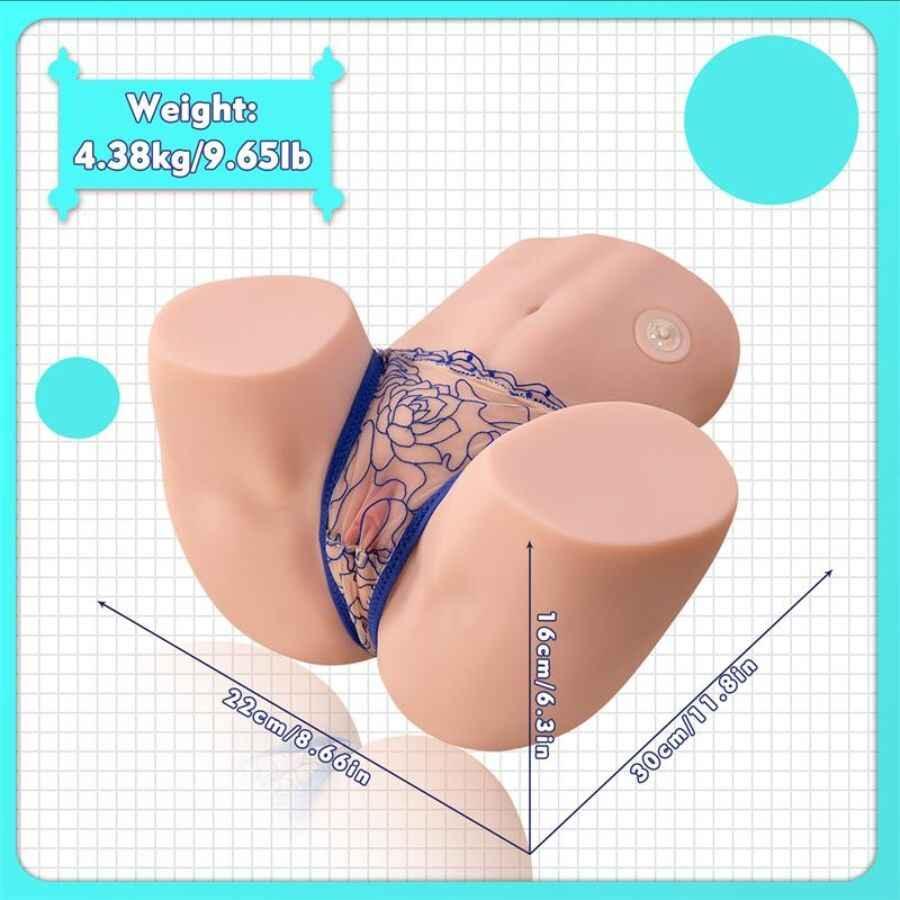 XISE - MAYA SAUGEND REALISTISCHER VAGINA- UND ANUS-MASTURBATOR MIT VIBRATION UND SAUGUNG 4,5 KG - Vanelion Paradise