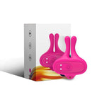 ARMONY - KANINCHENFORM VIBRATION MAGNETISCHE NIPPELKLEMMEN ROSA