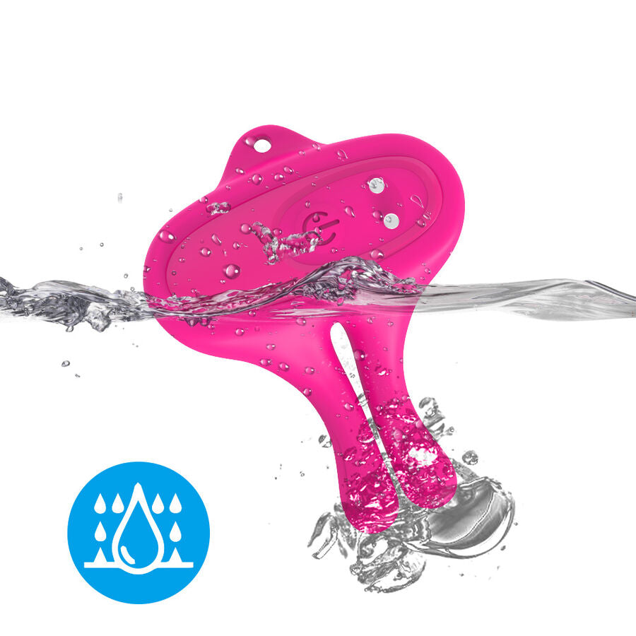 ARMONY - KANINCHENFORM VIBRATION MAGNETISCHE NIPPELKLEMMEN ROSA