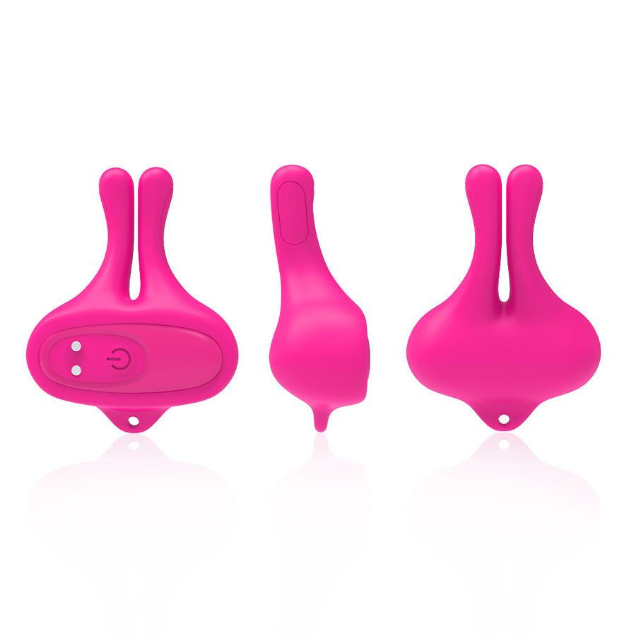 ARMONY - KANINCHENFORM VIBRATION MAGNETISCHE NIPPELKLEMMEN ROSA