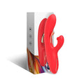 ARMONY - G-PUNKT- UND KLITORIS-STIMULATOR-VIBRATOR MIT OSZILLIERENDER ZUNGE ROT