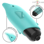 INTENSE - ECHO VIBRIERENDES BULLET DELPHIN BLAU 8 X 4,7 CM - Vanelion Paradise