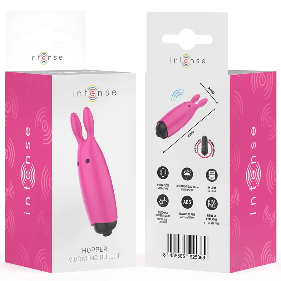 INTENSE - HOPPER PINK VIBRIERENDES BULLET 8,3 X 2,4 CM - Vanelion Paradise