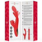 INTENSE - JESSICA MULTIFUNKTIONSVIBRATOR KLITORISSTIMULATION 24,8 CM ROT - Vanelion Paradise