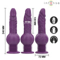 INTENSE - TATUM MULTIFUNKTIONSVIBRATOR MIT AUF- UND ABVIBRATION 24 CM LILA - Vanelion Paradise