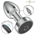 INTENSE - ANAL PLUG 10 VIBRATIONEN METALL MIT FERNBEDIENUNG S - Vanelion Paradise
