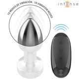 INTENSE - ANAL PLUG 10 VIBRATIONEN METALL MIT FERNBEDIENUNG S - Vanelion Paradise