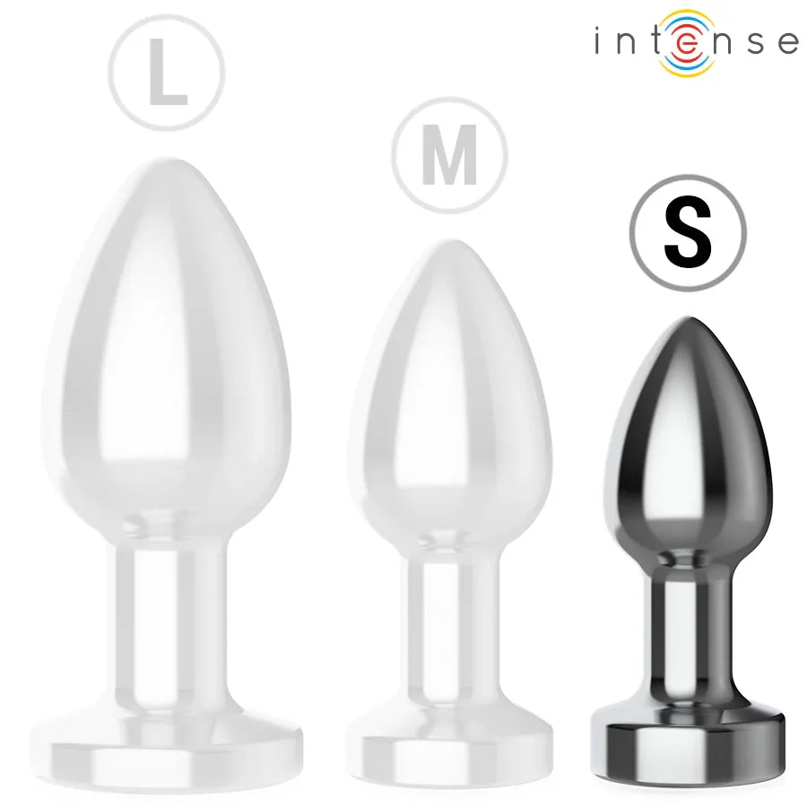 INTENSE - ANAL PLUG 10 VIBRATIONEN METALL MIT FERNBEDIENUNG S - Vanelion Paradise