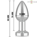 INTENSE - ANAL PLUG 10 VIBRATIONEN METALL MIT FERNBEDIENUNG M - Vanelion Paradise