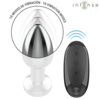 INTENSE - ANAL PLUG 10 VIBRATIONEN METALL MIT FERNBEDIENUNG M - Vanelion Paradise