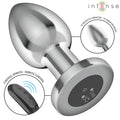 INTENSE - ANAL PLUG 10 VIBRATIONEN METALL MIT FERNBEDIENUNG L - Vanelion Paradise