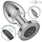 INTENSE - ANAL PLUG 10 VIBRATIONEN METALL MIT FERNBEDIENUNG L - Vanelion Paradise