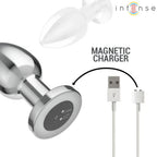 INTENSE - ANAL PLUG 10 VIBRATIONEN METALL MIT FERNBEDIENUNG L - Vanelion Paradise