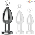 INTENSE - ANAL PLUG 10 VIBRATIONEN METALL MIT FERNBEDIENUNG L - Vanelion Paradise