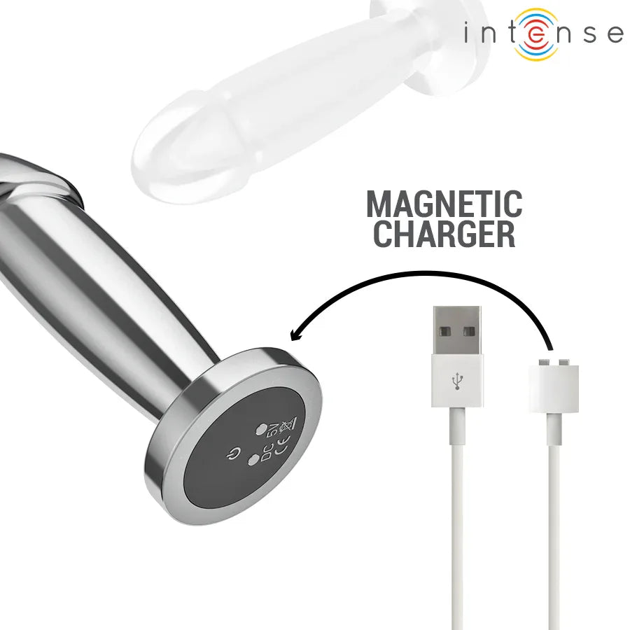 INTENSE - ANAL PLUG 10 VIBRATIONEN METALLDILDO MIT FERNBEDIENUNG S - Vanelion Paradise