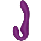 Xocoon Strapless Strap-On Pulse Vibe Paarvibrator in Lila – Produktansicht 5