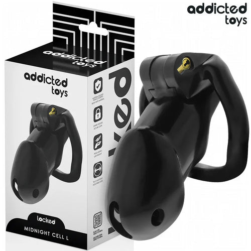 ADDICTED TOYS LOCKED - MINDNIGHT CELL PENISKÄFIG GRÖSSE L - Vanelion Paradise